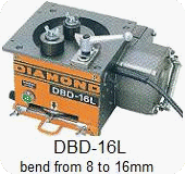 Click here for more about the DBD-16L portable rebar bender